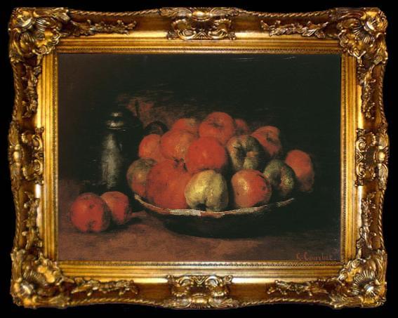framed  Gustave Courbet Still-life, ta009-2